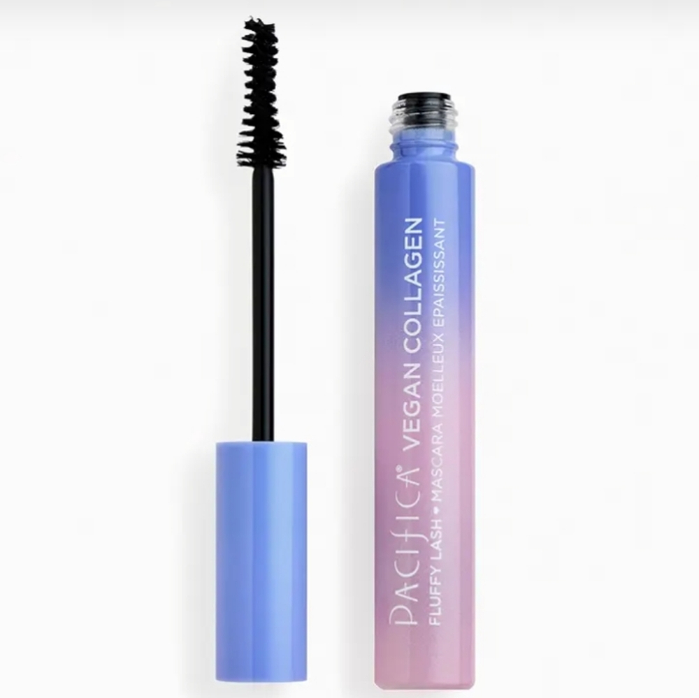 PACIFICA VEGAN COLLAGEN FLUFFY LASH THICKENING AND LENGTHENING MASCARA.